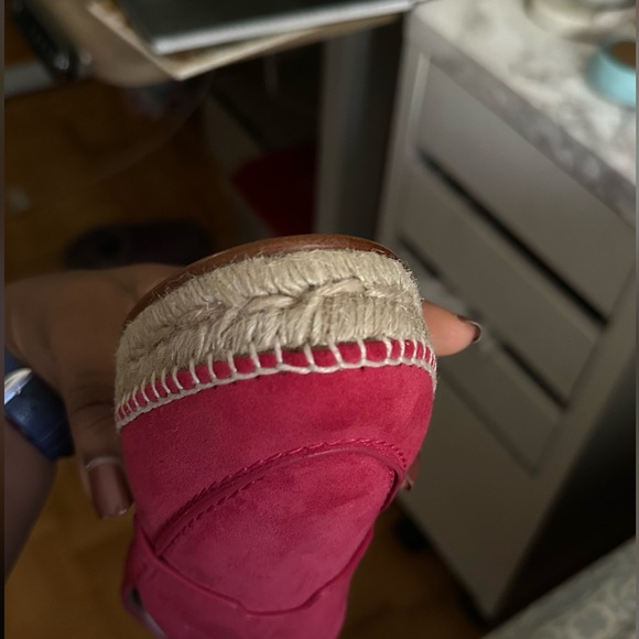 NWOT Tripp Espadrilles Rose Framboise - Picture 5 of 12